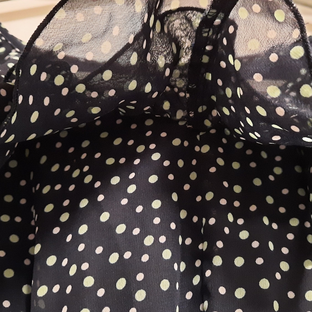 Polka Dot Ruffle Dress - Picture 4 of 11